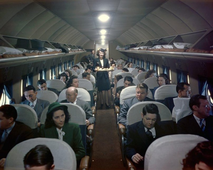 Дуглас самолет DC 10 салон