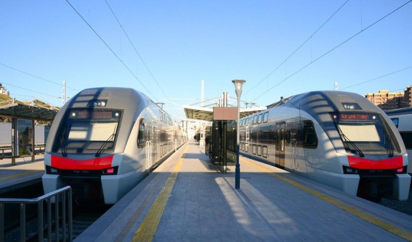 Электропоездов Сумгайыт-Баку