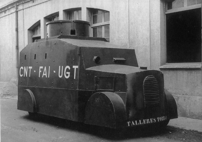 Тизнаос броневик Испании