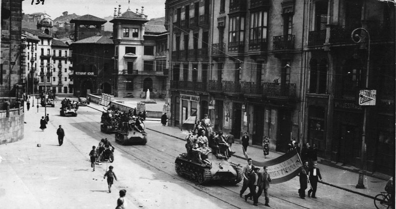 Город Бильбао в 1940