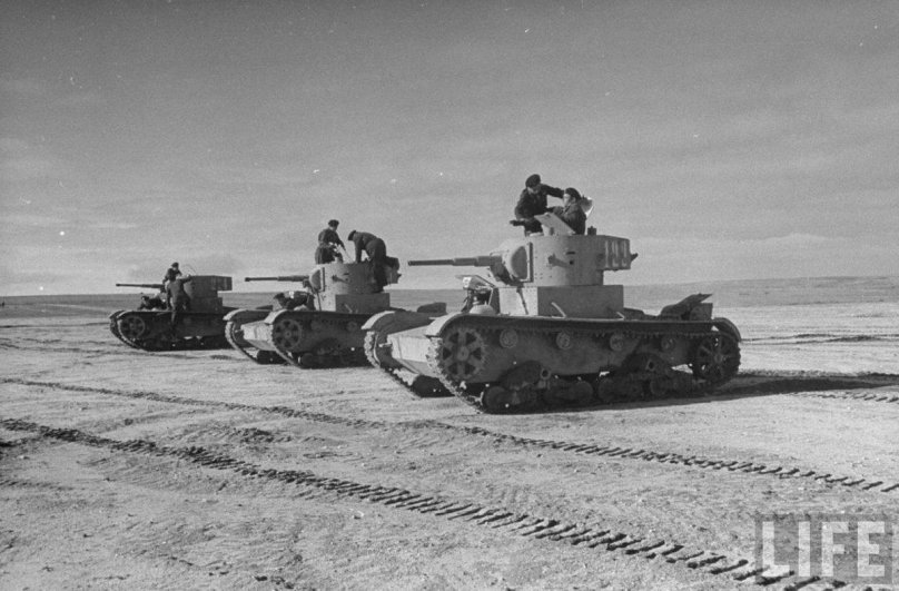 Танк т-26 в Испании