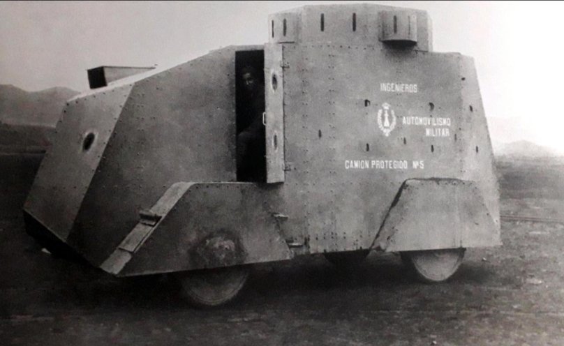 Тизнаос броневик Испании