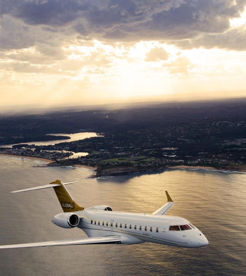 Самолет бомбардир Глобал 6000