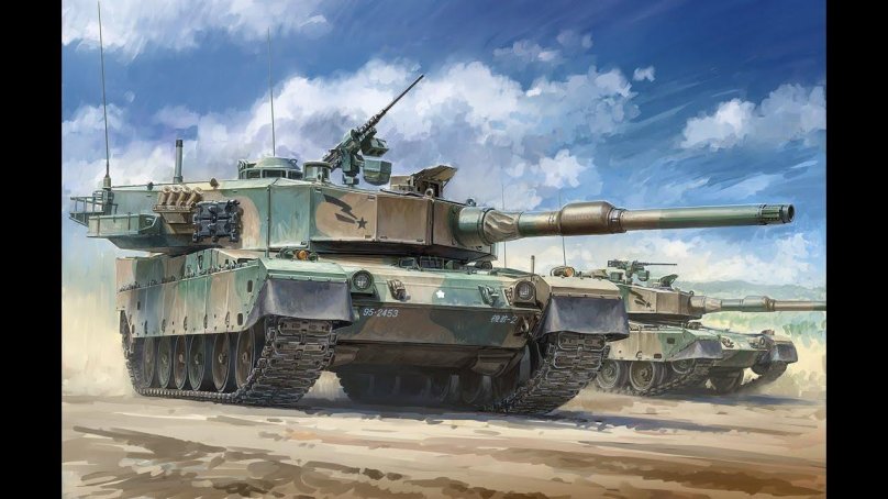 Type 90 танк Японии