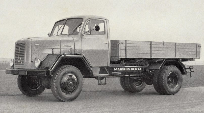 Грузовик магирус