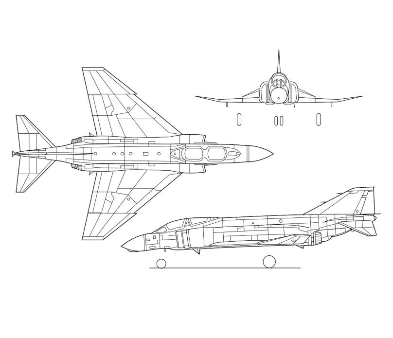 F-4 Phantom Blueprint