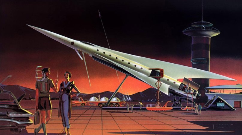 Ретрофутуризм 50х СССР