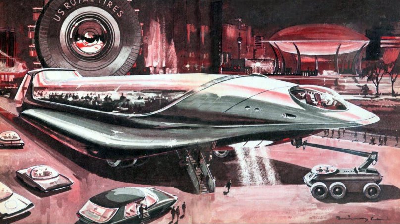 Ретро футуризм СССР будущее