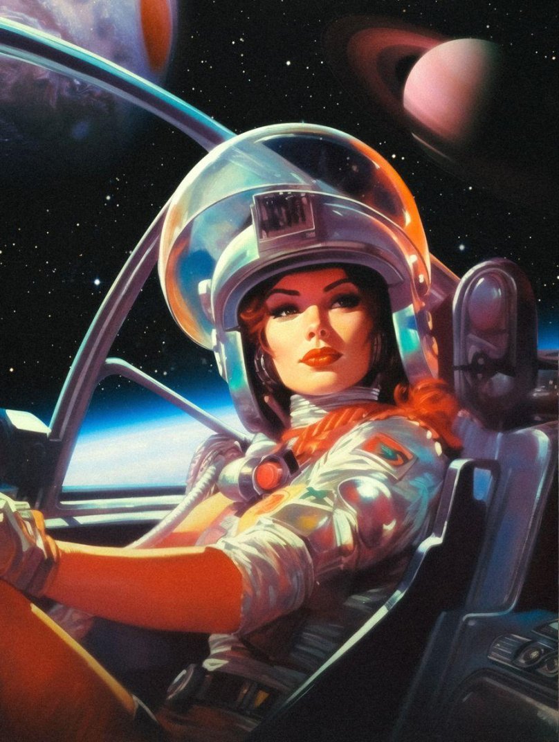 Скафандр ретрофутуризм