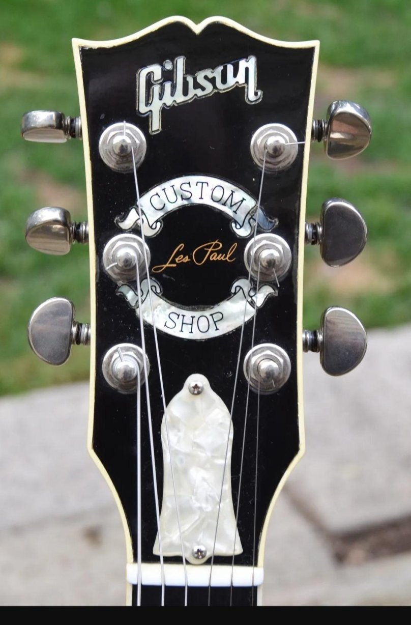 Gibson les Paul Custom голова грифа