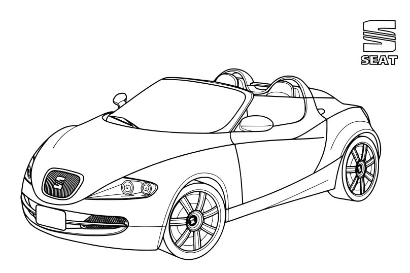 Автомобили (раскраски)