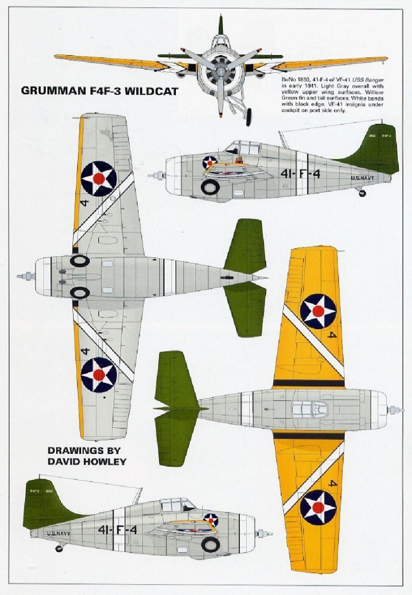 Схема окраски f4f Wildcat
