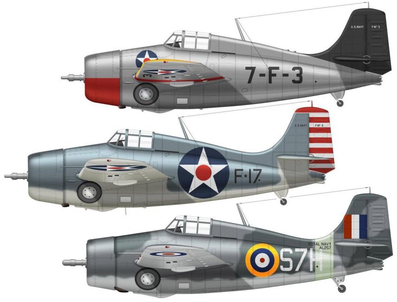 Схема окраски f4f Wildcat