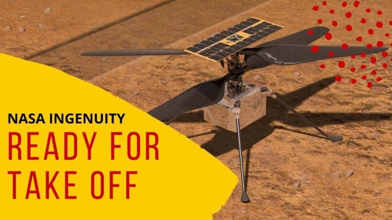 Марсианский вертолет НАСА ingenuity