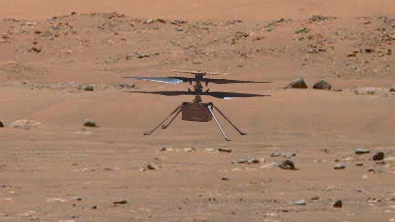 Вертолет на Марсе