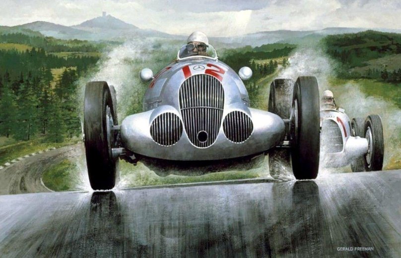 Mercedes-Benz w125 Rekordwagen из 1938