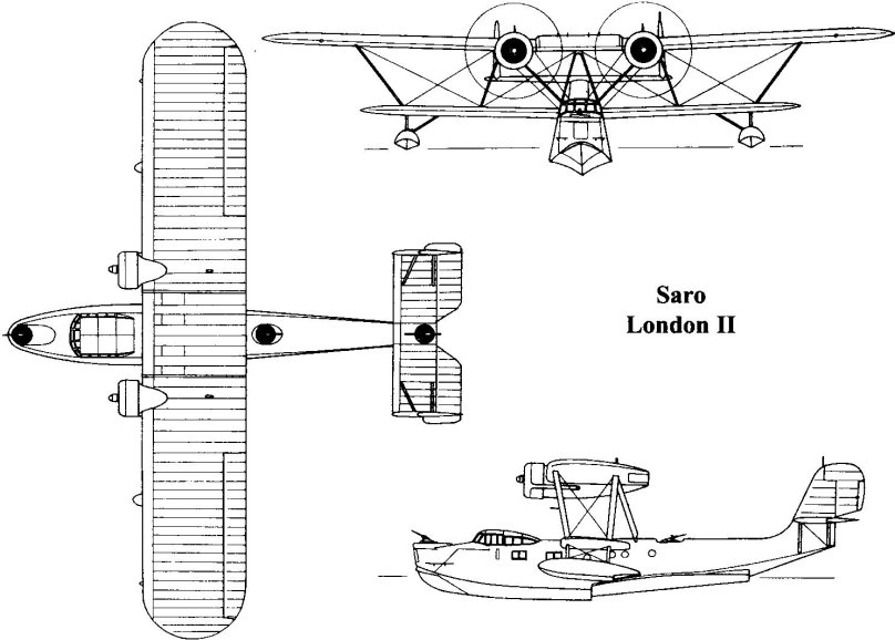 Чертеж гидросамолётов
