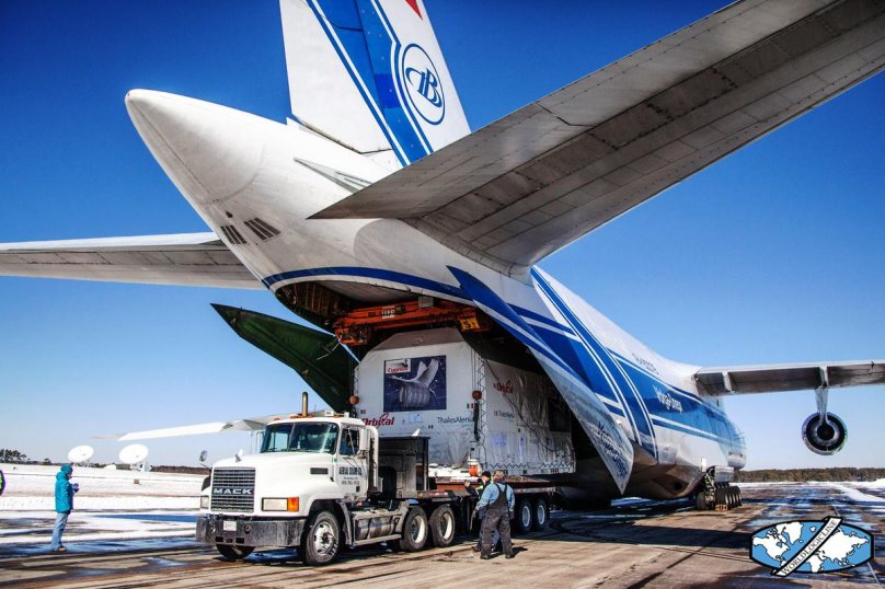 АН-124 Руслан погрузка