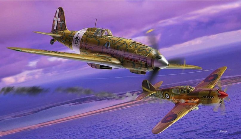 Самолет Macchi mc202 Folgore