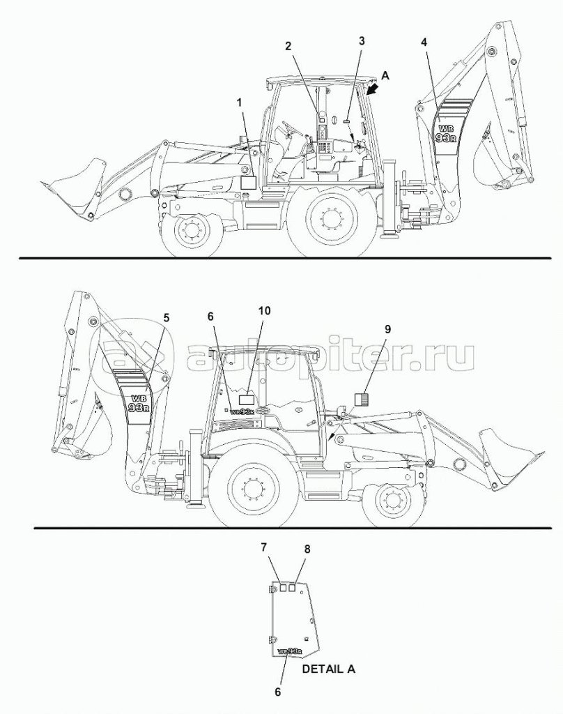 Комацу wb93s характеристики