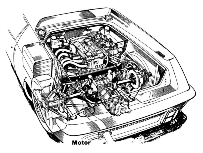 Lotus Europa s двигатель