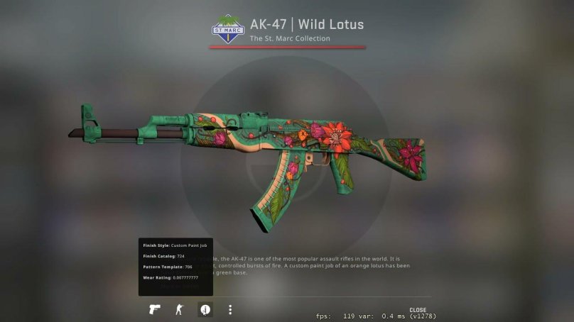 Дикий Лотос АК 47