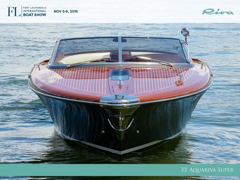 Катер Riva Aquariva super