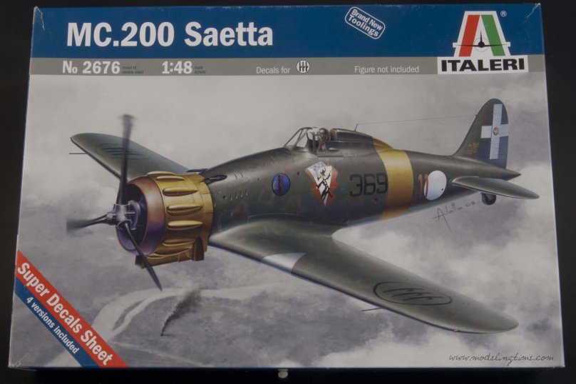 Итальянский истребитель Italian MC.200 saetta