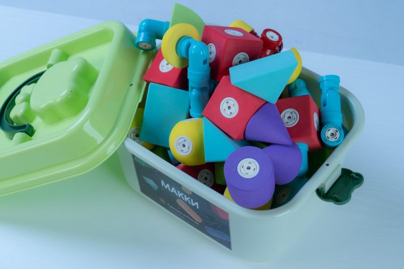 Мягкий магнитный конструктор Макки 60