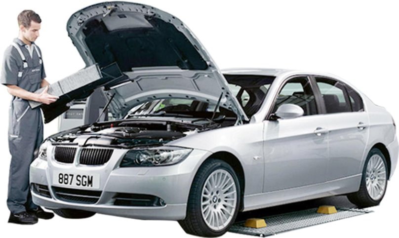 Машина в автосервисе