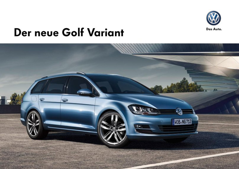 Volkswagen Golf 7 поколение универсал