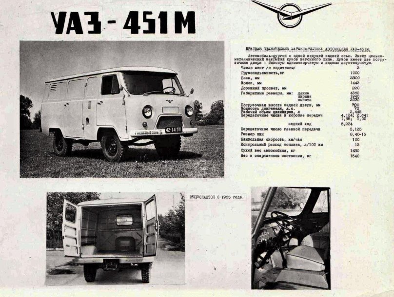 Заднеприводный УАЗ 451