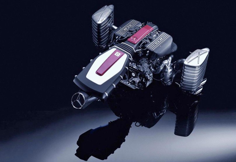 Mercedes SLR MCLAREN мотор