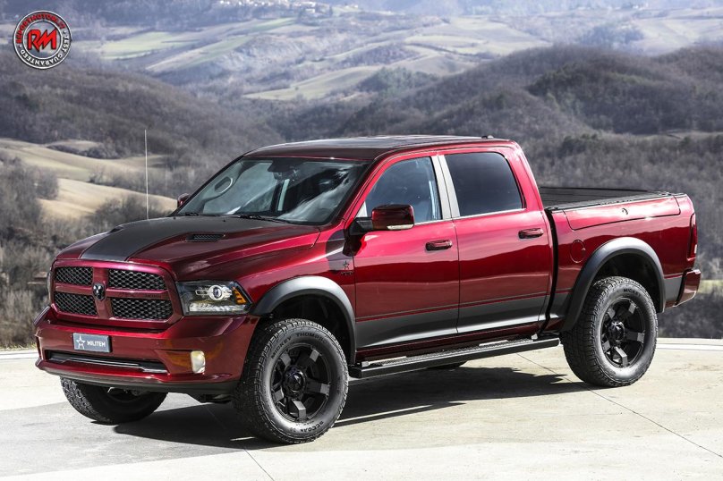 Dodge Ram 1500 красный