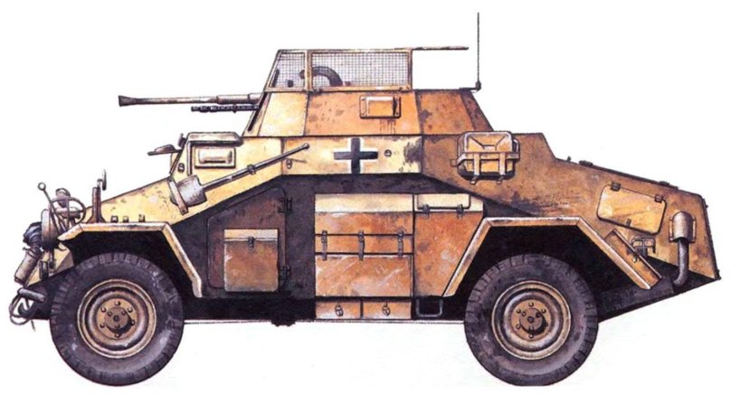 Броневик немецкий SD KFZ 222