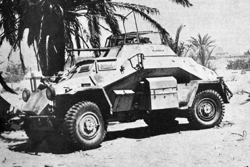 SD KFZ 222 Африканский корпус
