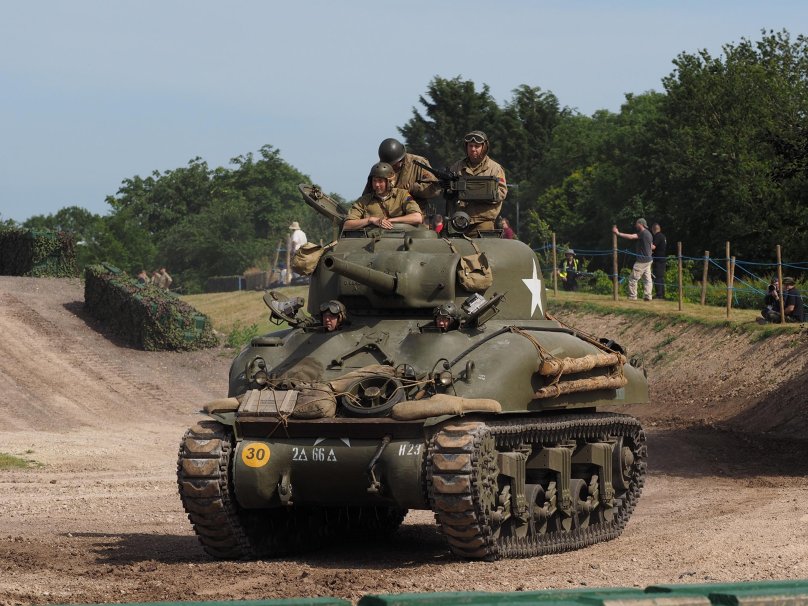 Американский танк 2 мировой войны Шерман