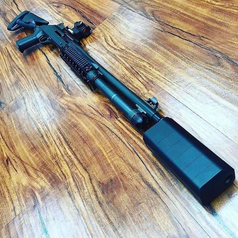 Benelli m4 super 90 с глушителем