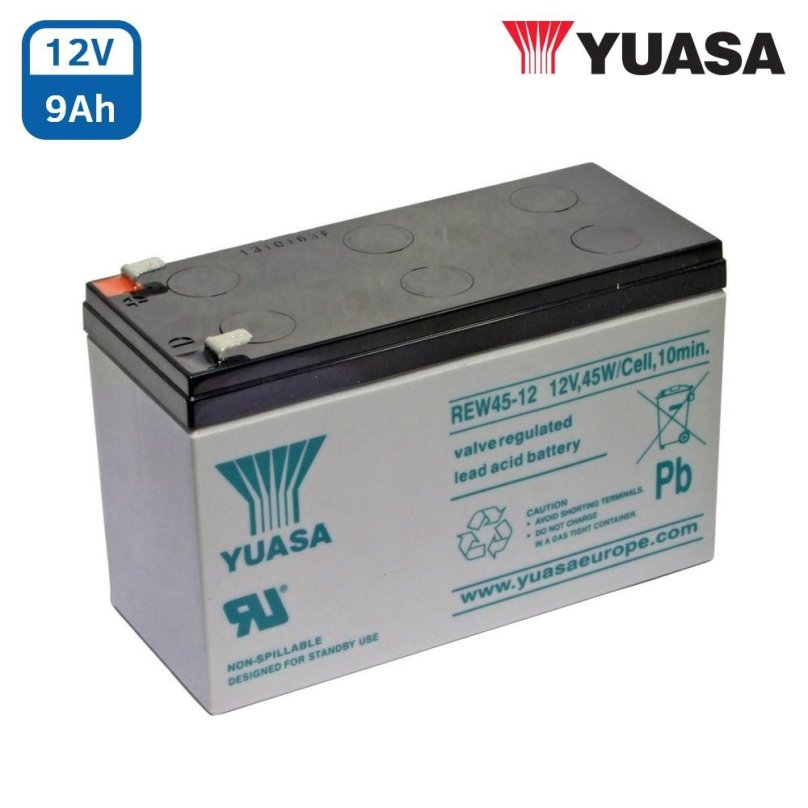 Аккумуляторные батареи Yuasa rew45-12 12v/9ah