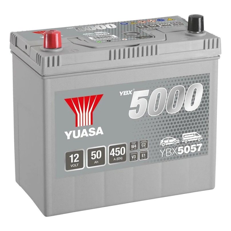 Yuasa ybx3017 90 Ач 800а обр. Пол. (353x175x175) низк.