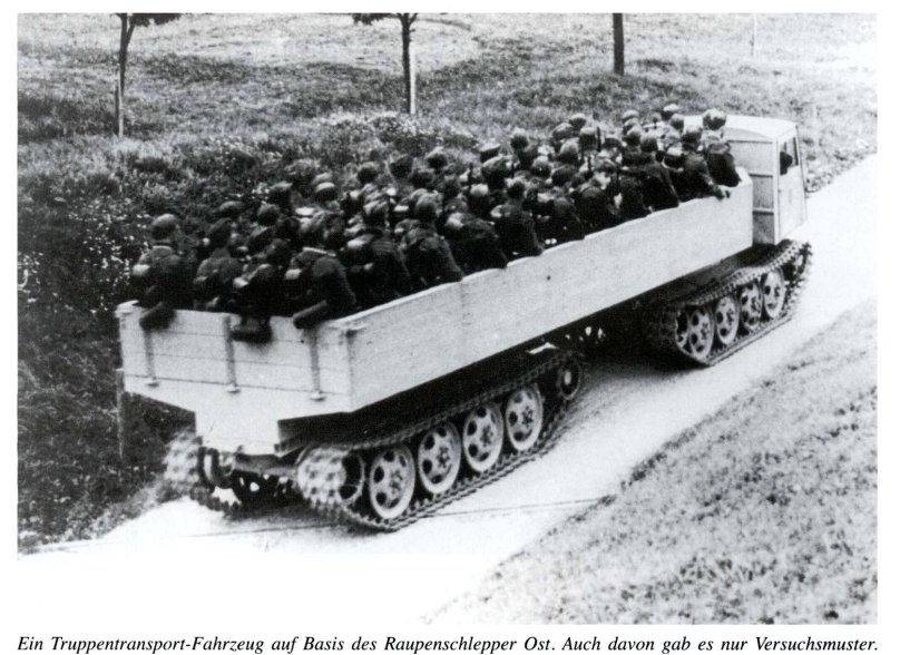 Немецкий гусеничный тягач rso