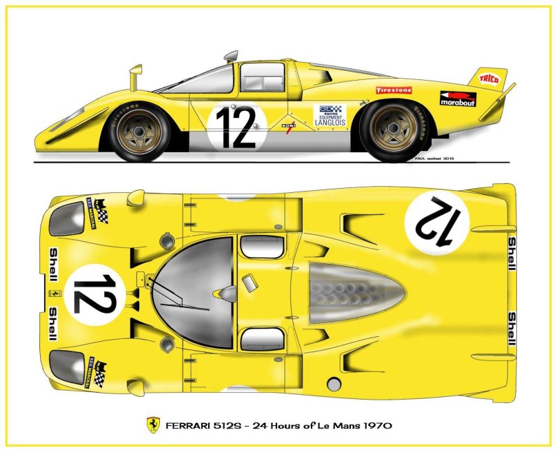 Ferrari 512s (1970) le mans