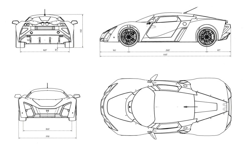 Порше 911 схема