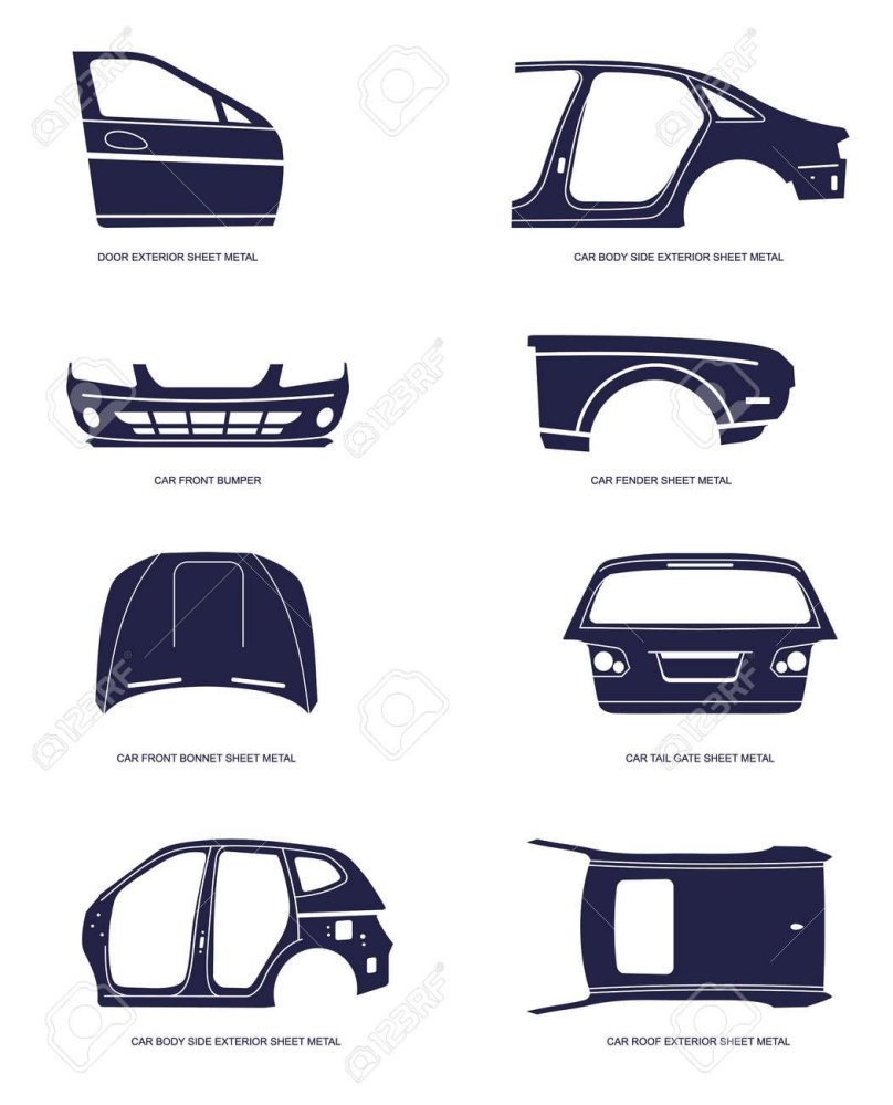 Car Parts vector