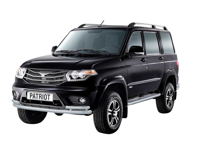 Защита порогов УАЗ Патриот