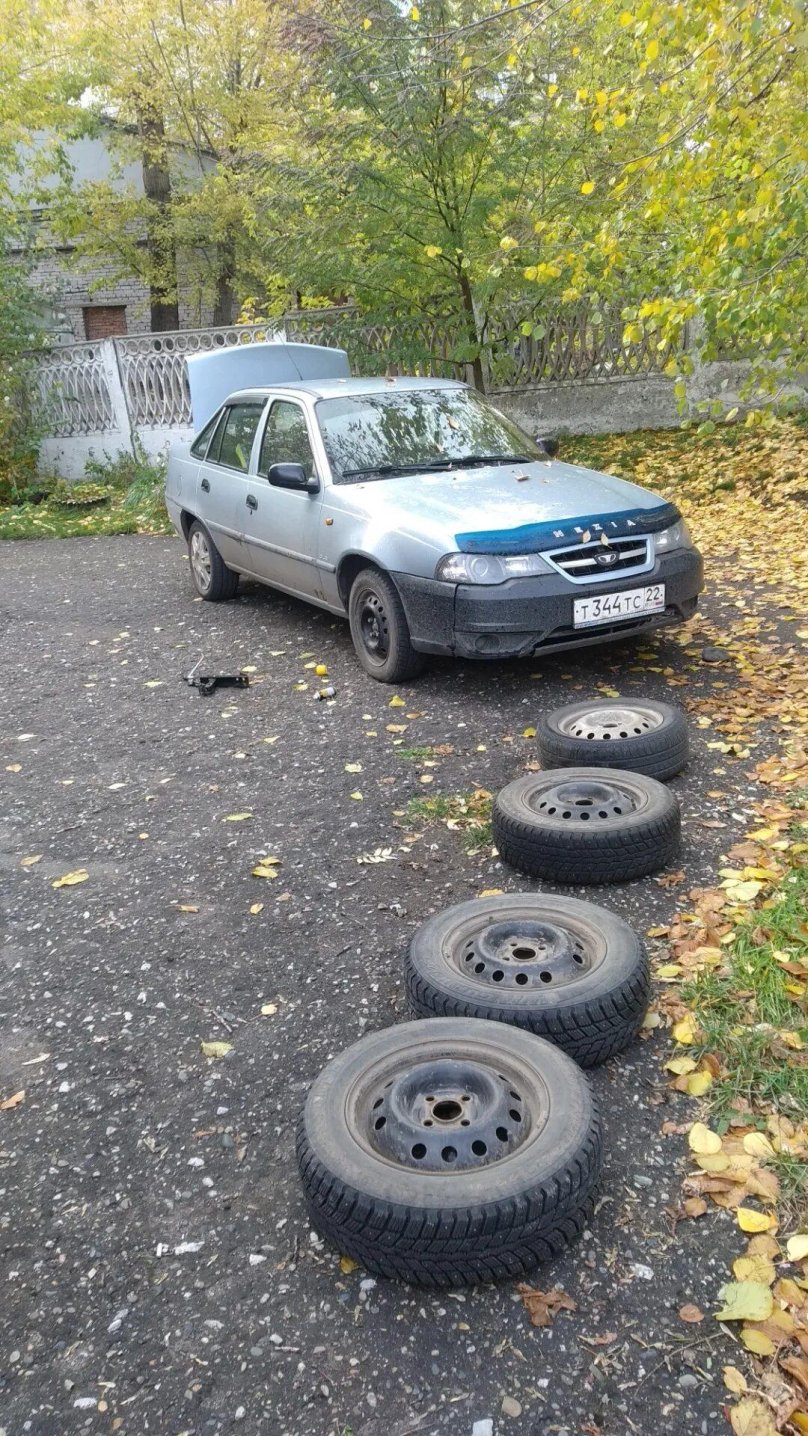 Зимняя резина на Дэу Нексия