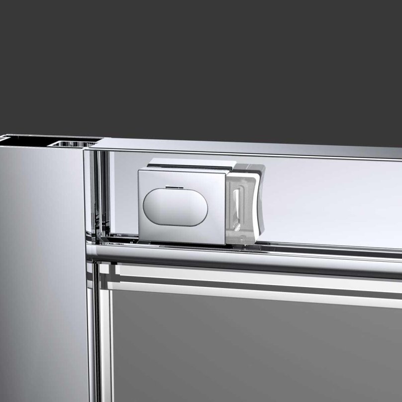 Душевая дверь Alpha VDS-3al2170mt, 1700, хром, стекло текстурное