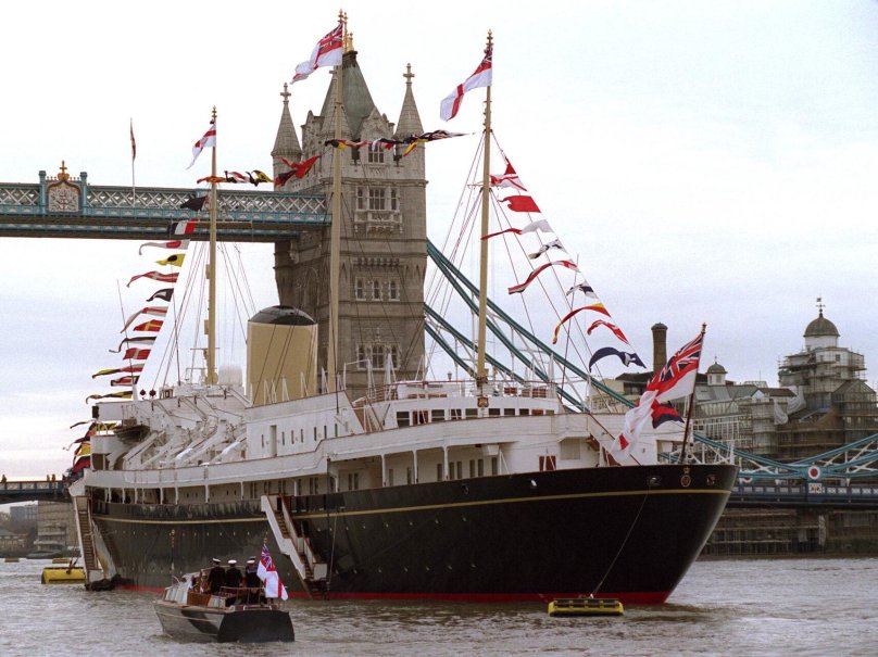 Яхта Британия королевы Елизаветы