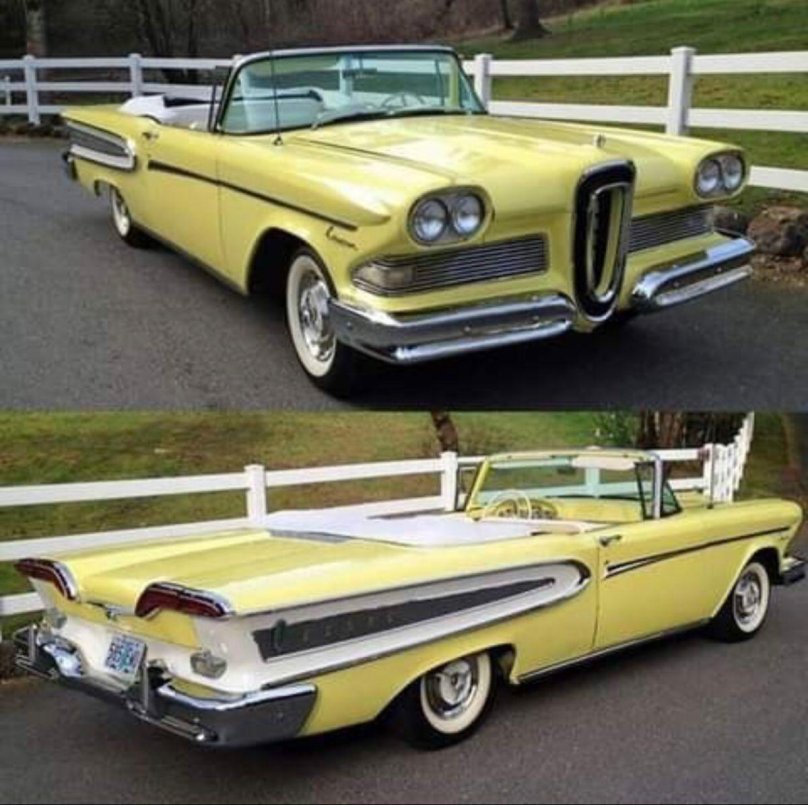 Ford Edsel 1958 кабриолет