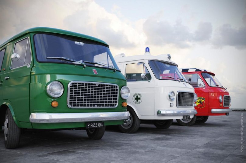 Fiat 238 и Буханка